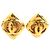 Orecchini a clip Chanel in metallo dorato D'oro