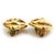 Orecchini a clip Chanel in metallo dorato D'oro - vista 3