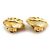 Orecchini a clip Chanel Gold D'oro - vista 3