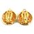 Orecchini a clip Chanel Gold D'oro - vista 5