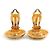 Orecchini a clip Chanel Gold D'oro - vista 6