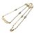 Collar Chanel Coco Mark Multicolor Dorado - vista 12