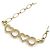 Collar Chanel Coco Mark Multicolor Dorado - vista 3