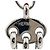 Hermès Collana Choker Hermes Tourbillon Multicolore - vista 3