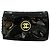 Bolso de cadena Chanel de piel charol negra Negro