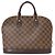 Borsa a mano Louis Vuitton Damier Alma Marrone Damier ebene - vista 2