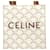 Céline Borsa Celine Triomphe Mini Vertical Cabas Marrone Bianco - vista 6