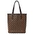 Borsa Tote Louis Vuitton Damier Canvas Marrone Damier ebene