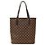 Borsa Tote Louis Vuitton Damier Canvas Marrone Damier ebene - vista 2