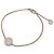Bulgari Bracciale con Charm Bvlgari in Oro Rosa D'oro