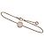 Bulgari Bracciale con Charm Bvlgari in Oro Rosa D'oro - vista 3