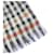 Hermès Sciarpa/Stola Hermes H Ecosé Bianco Arancione Cachi - vista 2