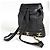 Zaino Chanel nero in vitello grana - vista 2