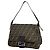 Bolsa de Ombro Fendi Zucca Pattern Mamma Baguette Marrom