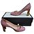 Gucci Pumps aus rosa Lackleder mit Perlen Pink