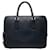 Saffiano Borsetta Prada con placca logo Triangle Blu navy