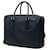 Saffiano Borsetta Prada con placca logo Triangle Blu navy - vista 2