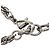 Collana con ciondolo a catena rotonda Chanel Coco Mark Nero - vista 5