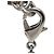 Collana con ciondolo a catena rotonda Chanel Coco Mark Nero - vista 6