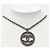 Collana con ciondolo a catena rotonda Chanel Coco Mark Nero - vista 7