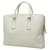 Saffiano Borsa Prada con placca logo Triangle Bianco - vista 2