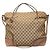 Borsa a mano e a tracolla Gucci GG Canvas Rosa Beige