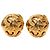 Orecchini a clip Chanel Vintage Coco Mark D'oro