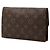Louis Vuitton Monogram Pochette Rabba 20 Borsa Pochette Marrone - vista 2