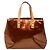 Bolsa Louis Vuitton Monogram Vernis Lead PM Marrom Bronze