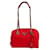 Double Borsa a tracolla Prada in nylon Rosso