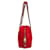 Double Borsa a tracolla Prada in nylon Rosso - vista 4
