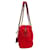 Double Borsa a tracolla Prada in nylon Rosso - vista 5