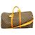 Borsa Louis Vuitton Monogram Keepall Bandoulière 55 Marrone