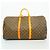Borsa Louis Vuitton Monogram Keepall Bandoulière 55 Marrone - vista 14