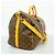 Borsa Louis Vuitton Monogram Keepall Bandoulière 55 Marrone - vista 2