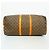 Borsa Louis Vuitton Monogram Keepall Bandoulière 55 Marrone - vista 3