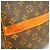 Borsa Louis Vuitton Monogram Keepall Bandoulière 55 Marrone - vista 6