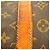 Borsa Louis Vuitton Monogram Keepall Bandoulière 55 Marrone - vista 7
