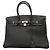 Hermès Borsa Hermes Birkin 35 in pelle Togo nera Nero
