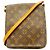 Borsa a tracolla Louis Vuitton Monogram Musette Salsa Marrone