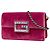 Gucci Schultertasche aus rosa Samt Pink