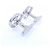 Gemelli Louis Vuitton LV Catch M80188 Argento - vista 3