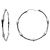 ORECCHINI GUCCI BAMBOO A CERCHIO IN ARGENTO 925 SILVER LOOPS EARRINGS