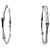 ORECCHINI GUCCI BAMBOO A CERCHIO IN ARGENTO 925 SILVER LOOPS EARRINGS - vista 2