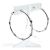 ORECCHINI GUCCI BAMBOO A CERCHIO IN ARGENTO 925 SILVER LOOPS EARRINGS - vista 3