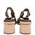 Sandali espadrillas slingback con tacco Tory Burch in camoscio olive Verde Verde oliva - vista 3