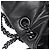 Yves Saint Laurent Borsa a spalla Small Toy Puffer Saint Laurent in pelle d'agnello nera Nero - vista 17
