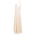 Vestido midi sin mangas plisado Theory en rayón marfil Blanco Crudo - vista 2