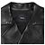 Theory Double-Breasted Cropped Jacket in Black Lamb Leather - view 5