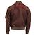 Valentino Garavani Giacca Bomber Valentino con zip e patch in poliammide marrone - vista 4